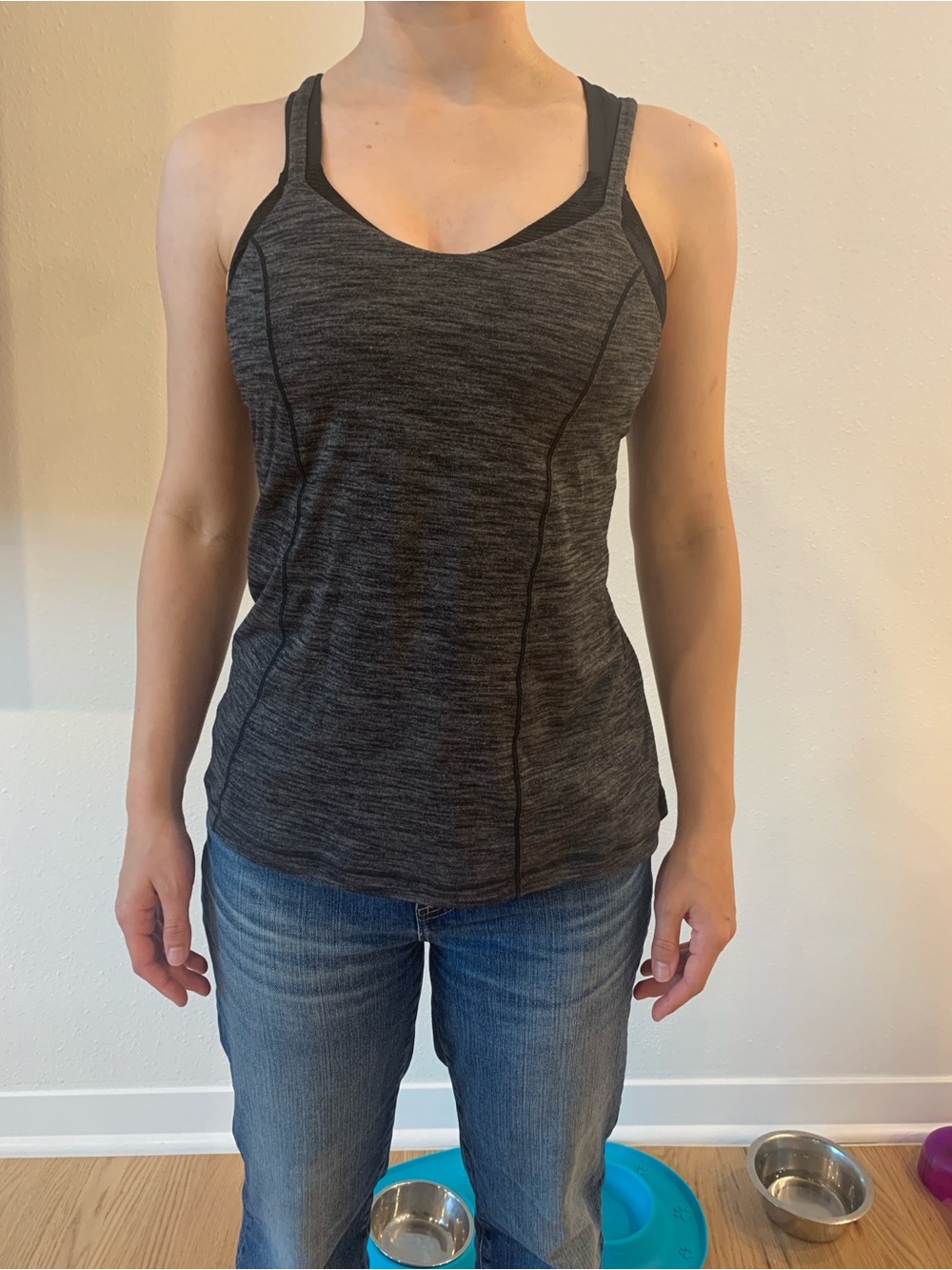 lululemon Dark Gray Tank Top